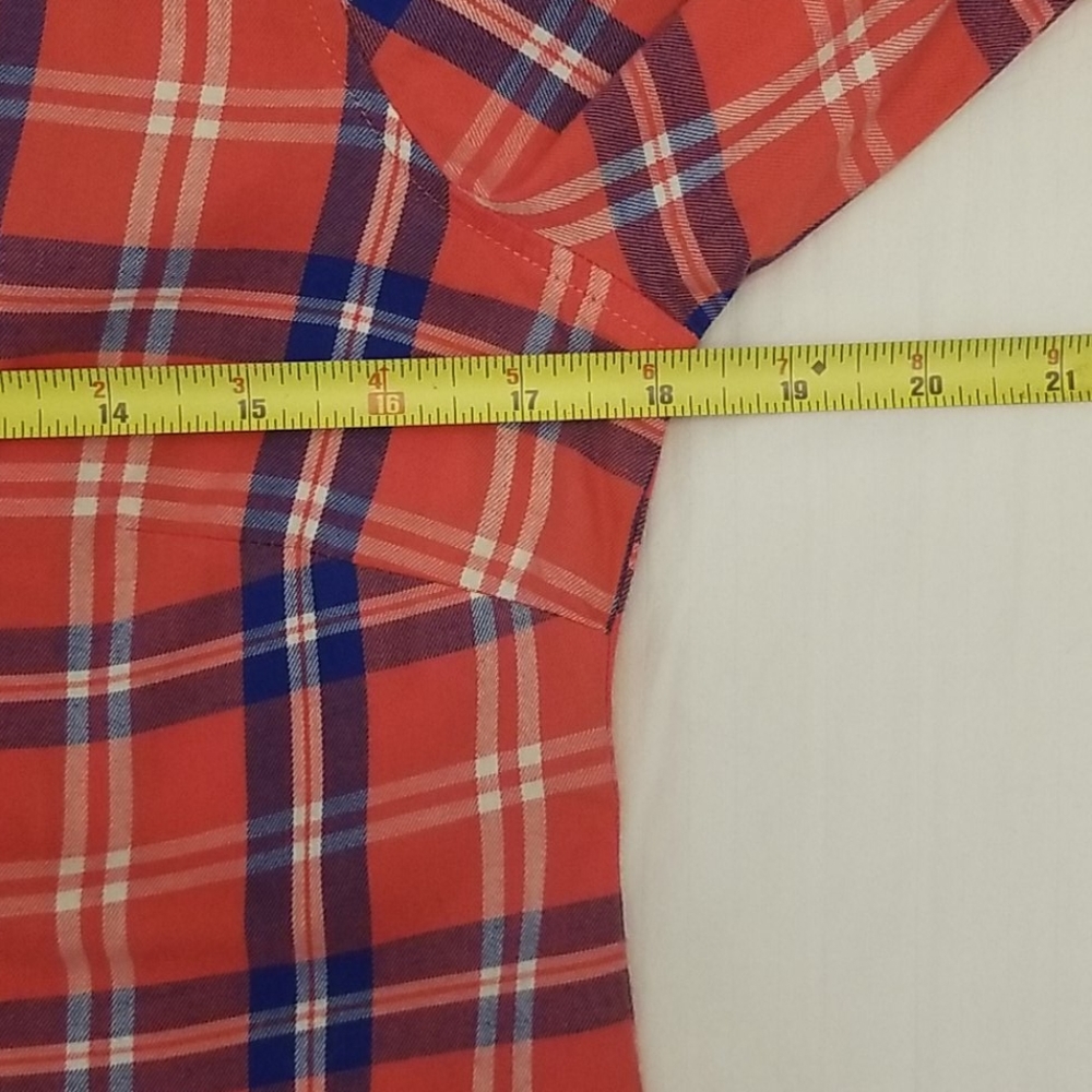NWT Izod womens flannel shirt size S - Picture 5 of 9